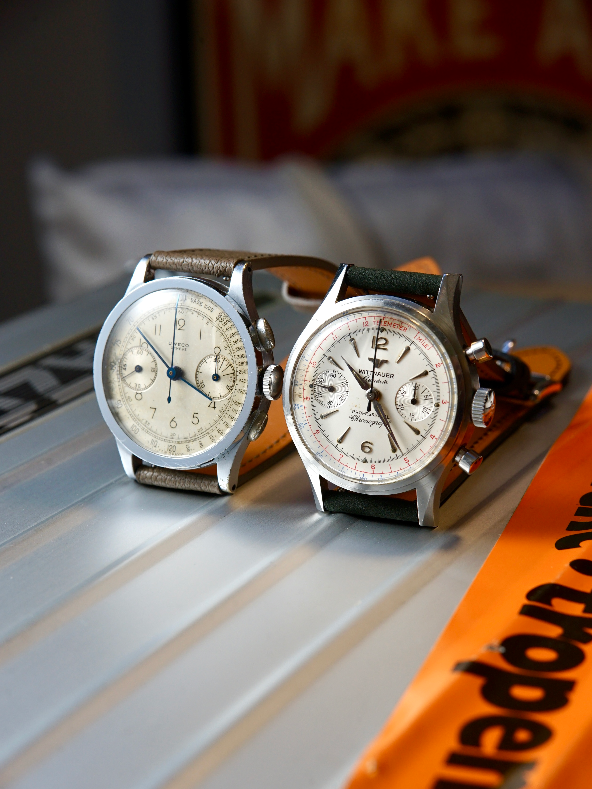 60s Vintage Carnation WireCrateワイヤークレート❸ What to Look for in a 1960s Wittnauer Two‑Register Chronograph Ref