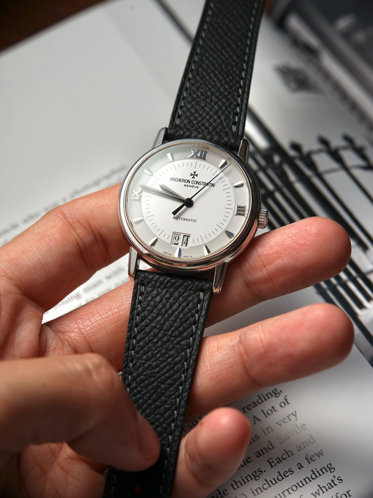Epsom / Black / Grey Stitching