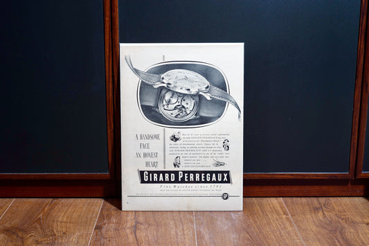 1965 Girard-Perregaux Advertisement ft. Calibre 12.4