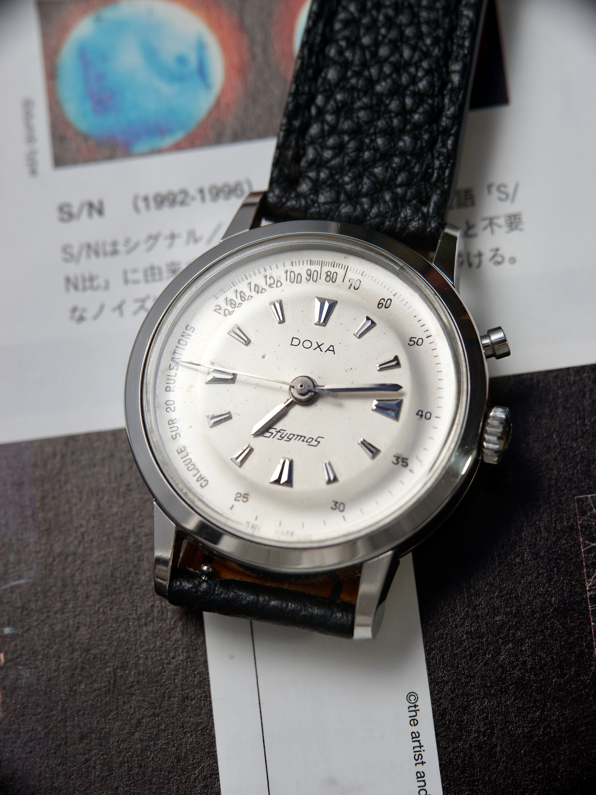 1960s Doxa Sfygmos Pulsometer Monopusher Chronograph | Valjoux 23