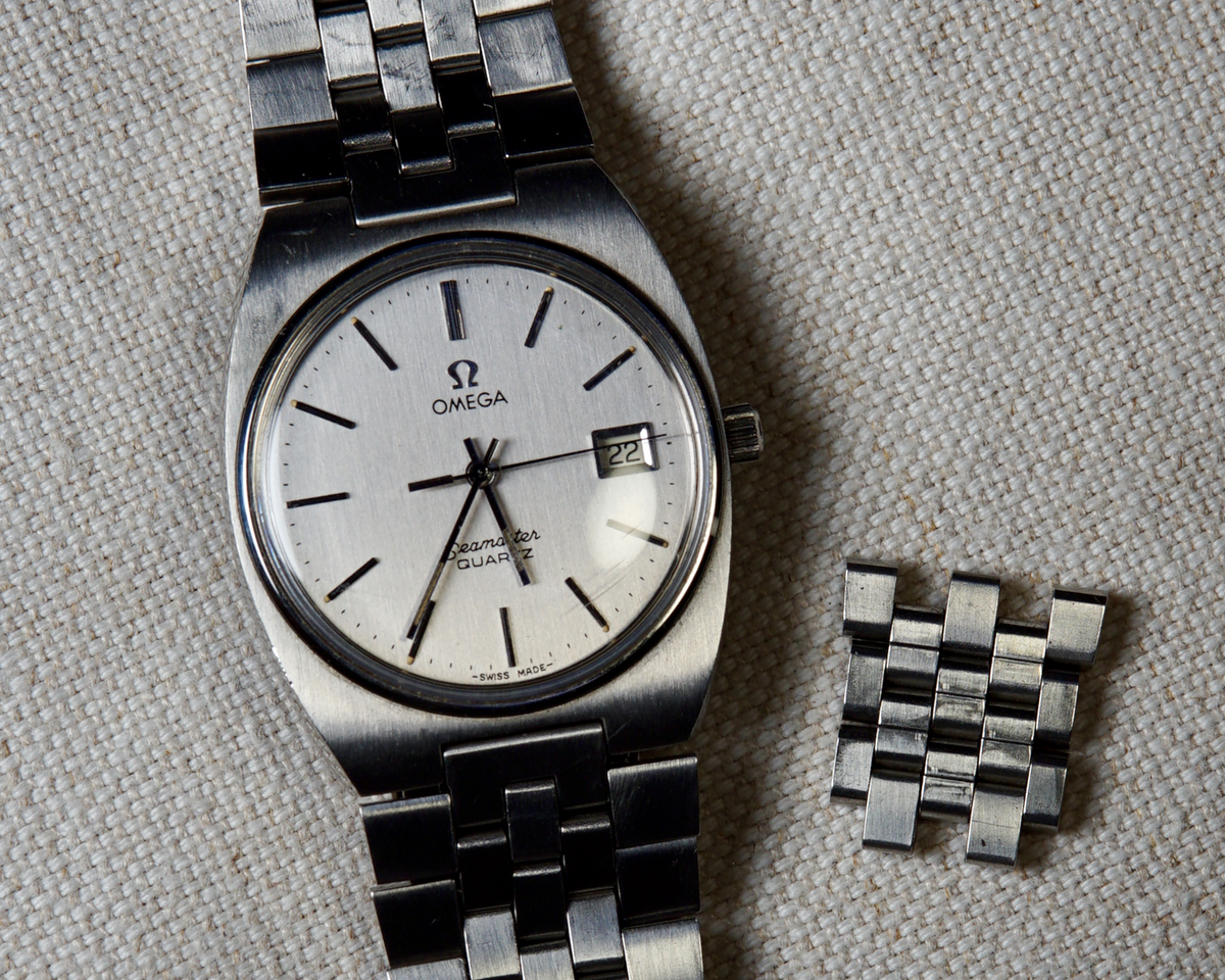 1960s Omega Seamaster Quartz ST 396.0852 in Stainless Steel
