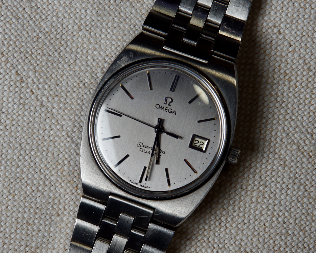 1960s Omega Seamaster Quartz ST 396.0852 in Stainless Steel