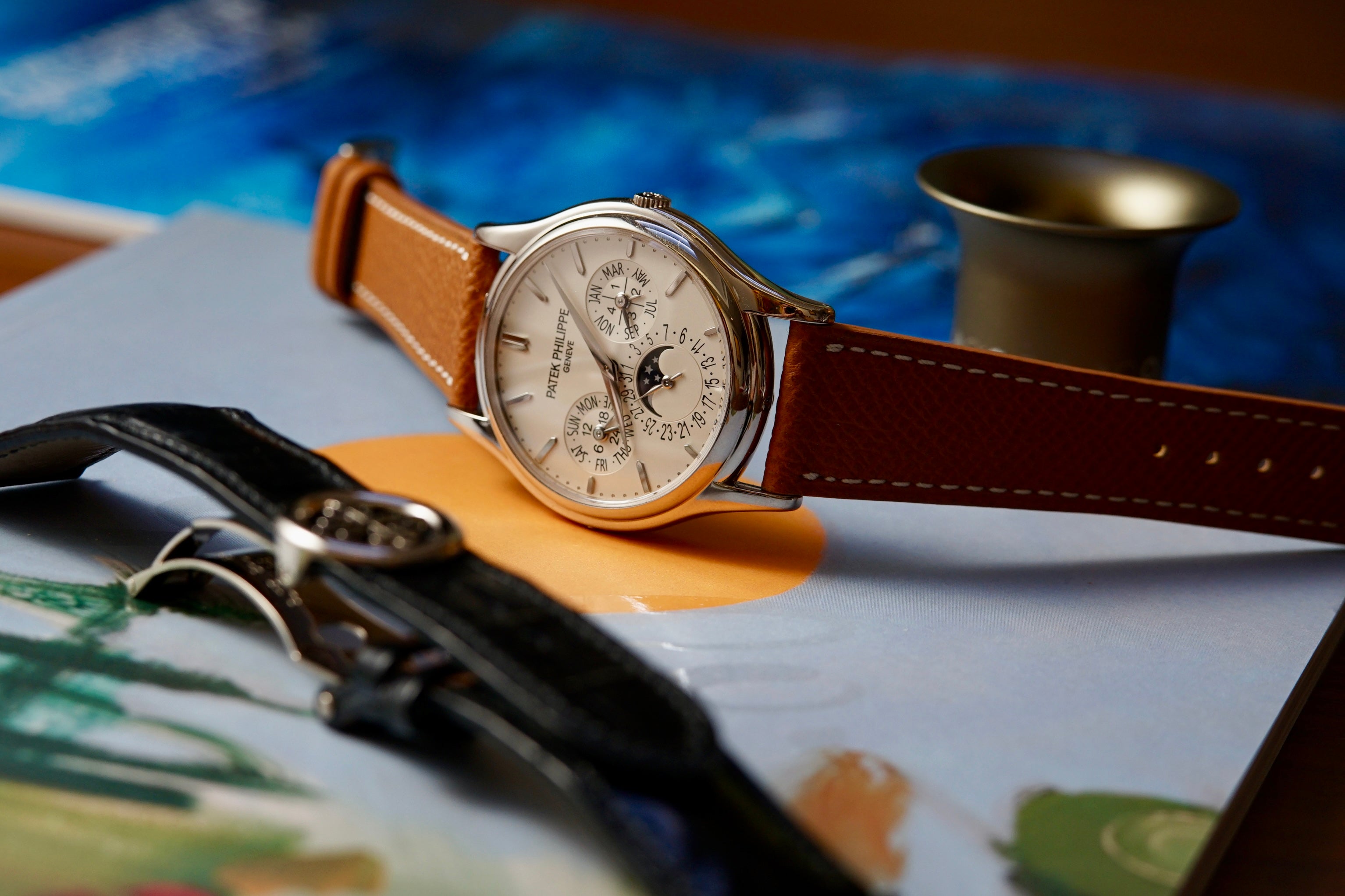 Patek 5140 with Quaint & Collectible Epsom Strap