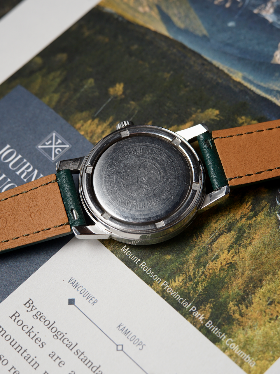 1960s Seiko Cronos Water Proof 50M | J13046, Sea Horse Caseback