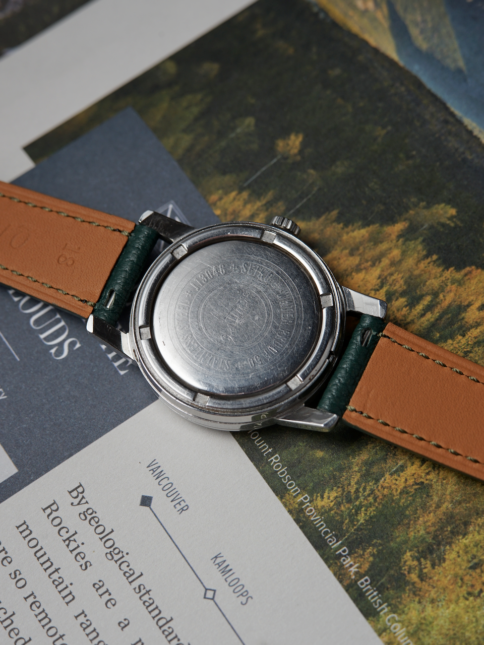 1960s Seiko Cronos Water Proof 50M | J13046, Sea Horse Caseback