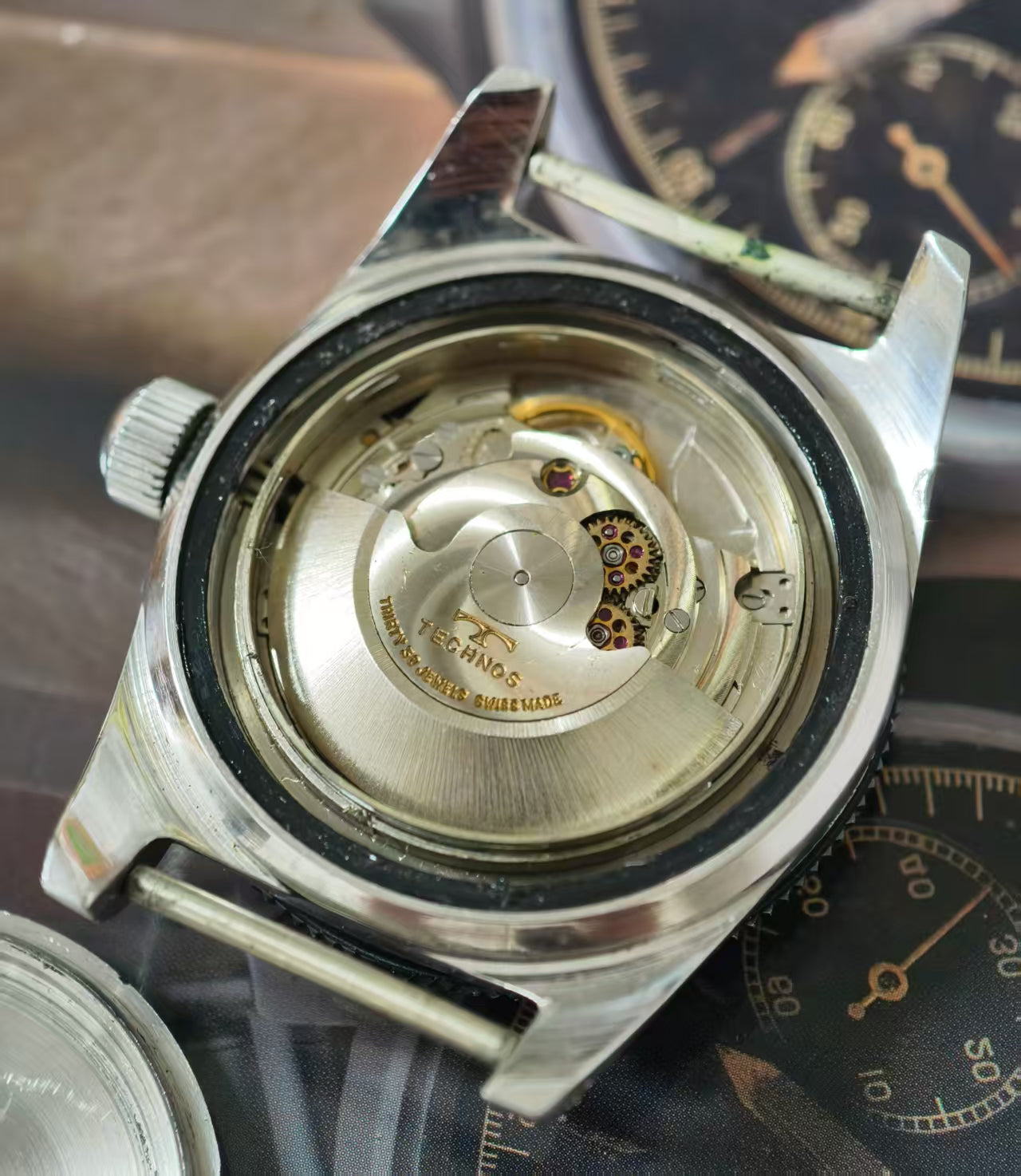 1960s Technos Sky Diver | Ref. 1163, Swiss T<25
