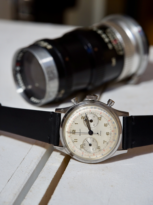 Two stitch black buttero strap with quick release