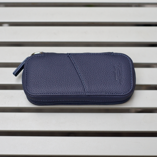 Slim Watch Travel Case / Navy Blue