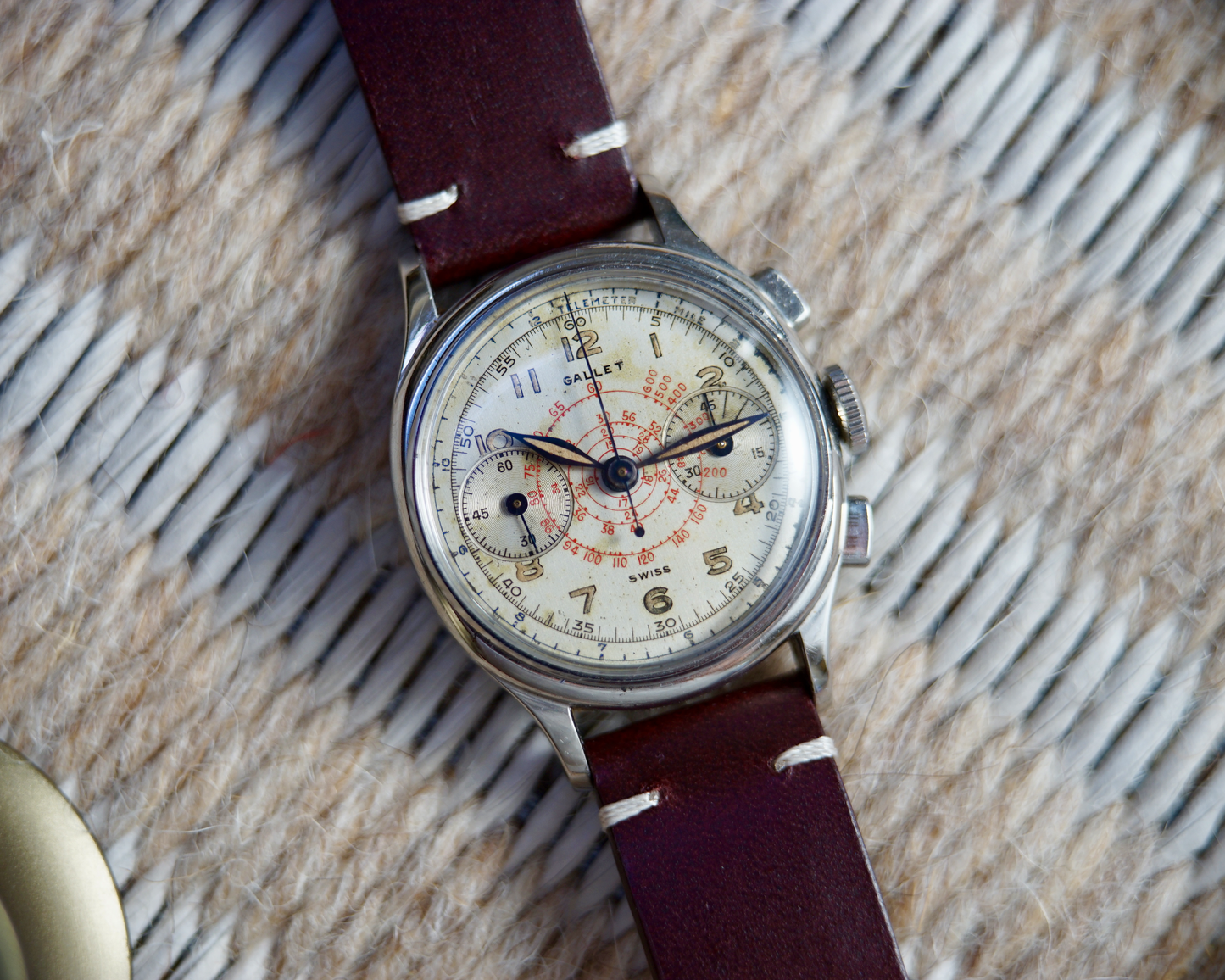 vintage Gallet chronograph commander ep42
