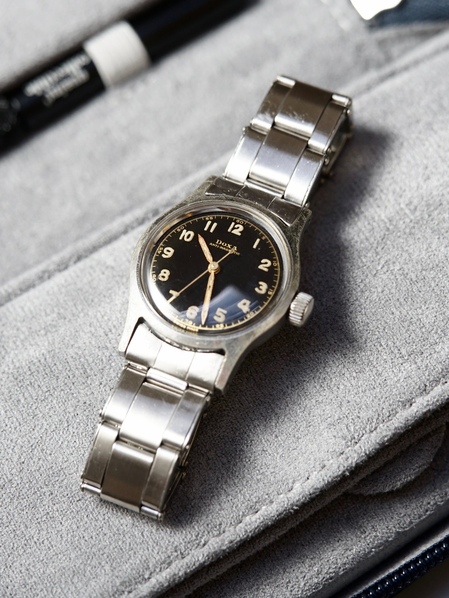 1940s Doxa 565 Gilt Dial | FB François Borgel case