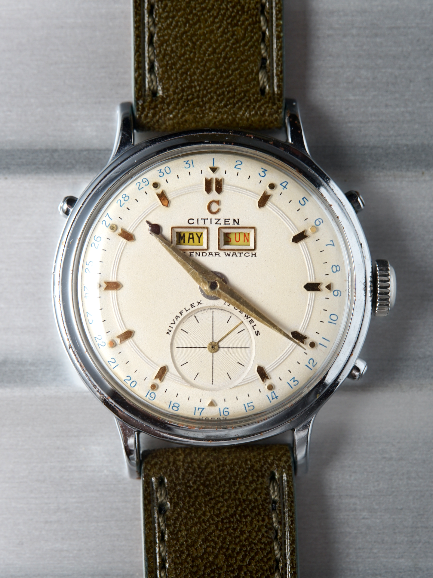 1950s Citizen Triple Calendar Watch | Ref. 1505 (2nd Series)