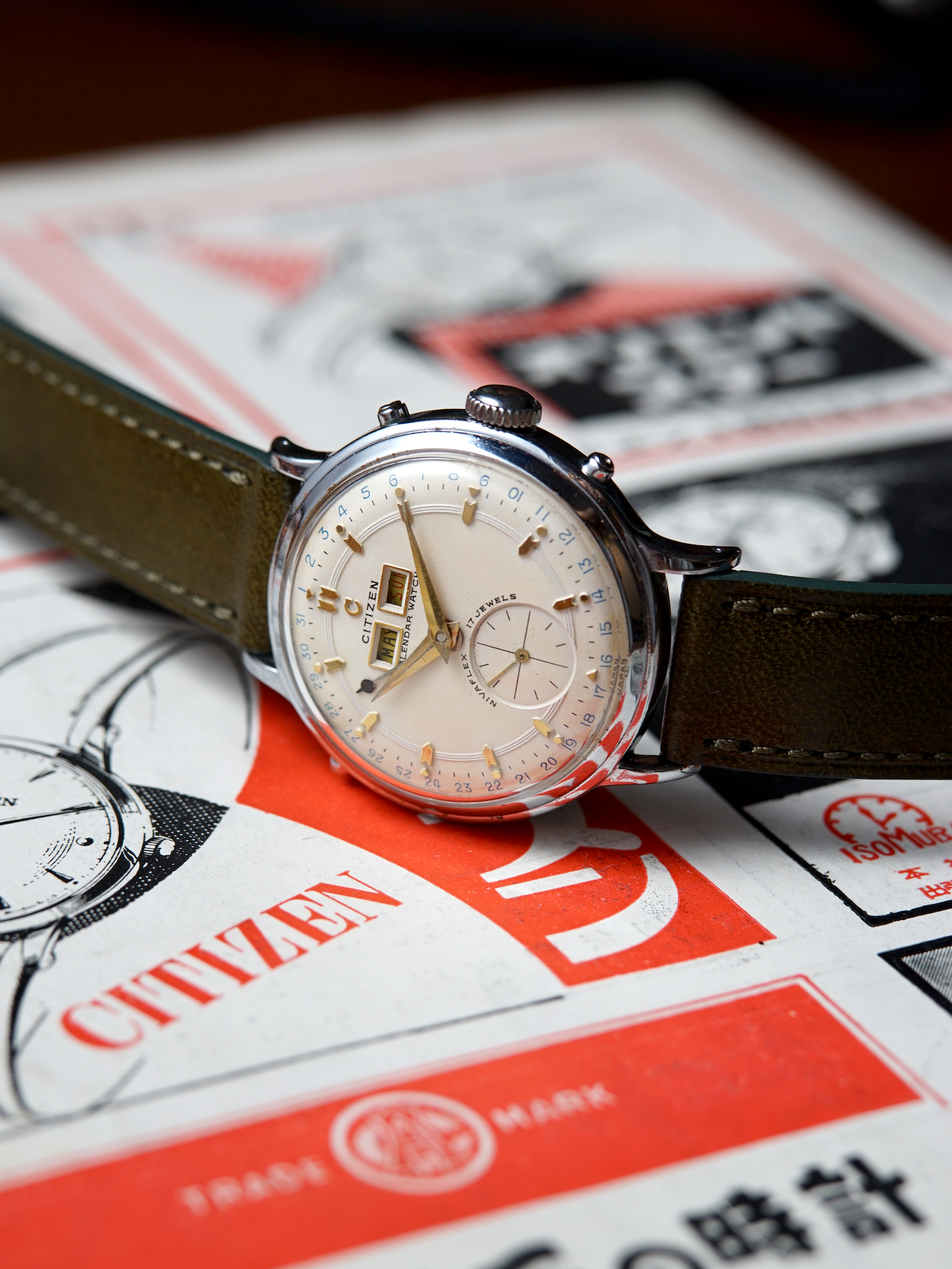 1950s Citizen Triple Calendar Watch | Ref. 1505 (2nd Series)