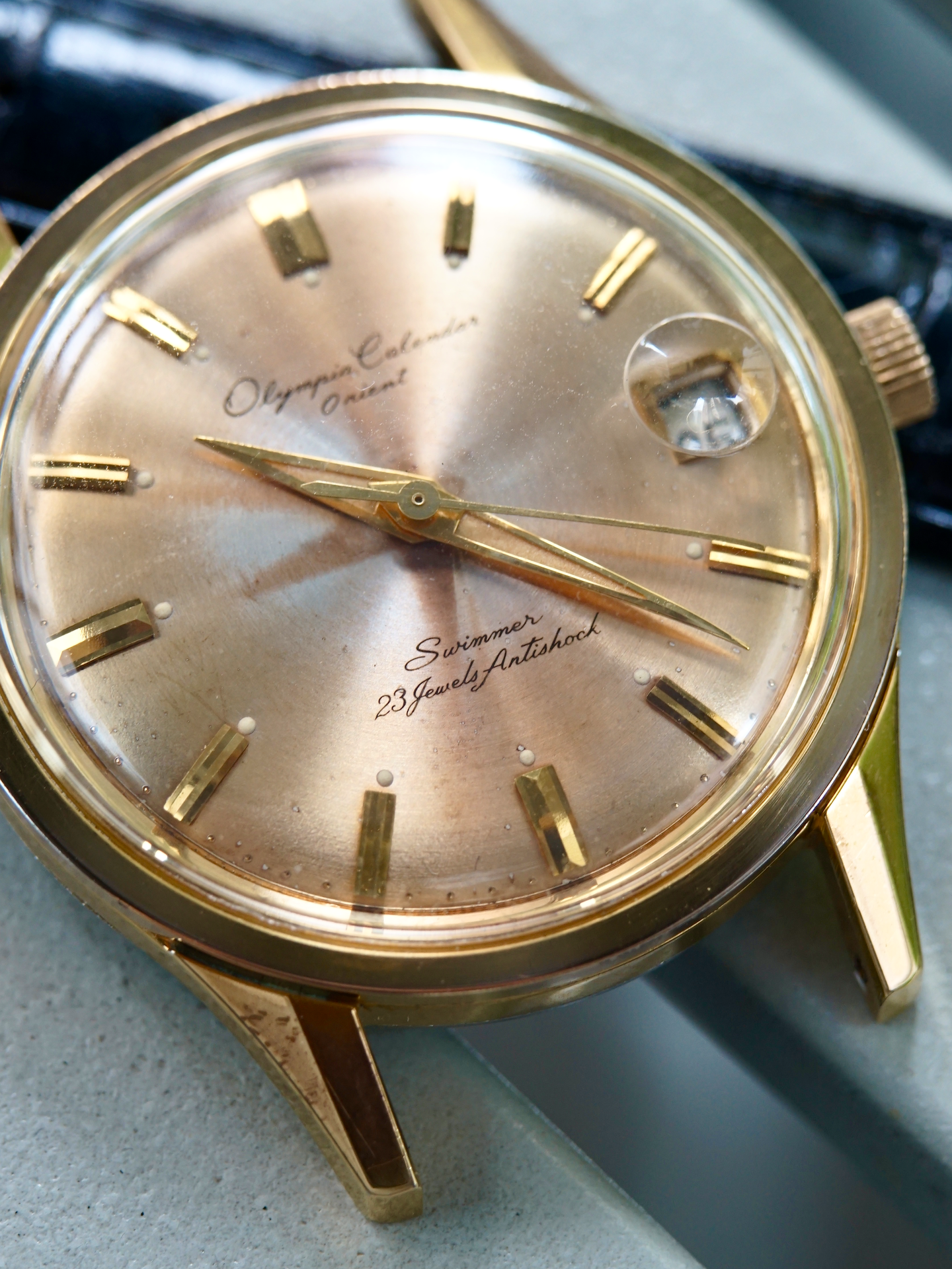 OLYMPIA ORIENT SWIMMER F-19637 手巻き時計 OLYMPIA - ORIENT 