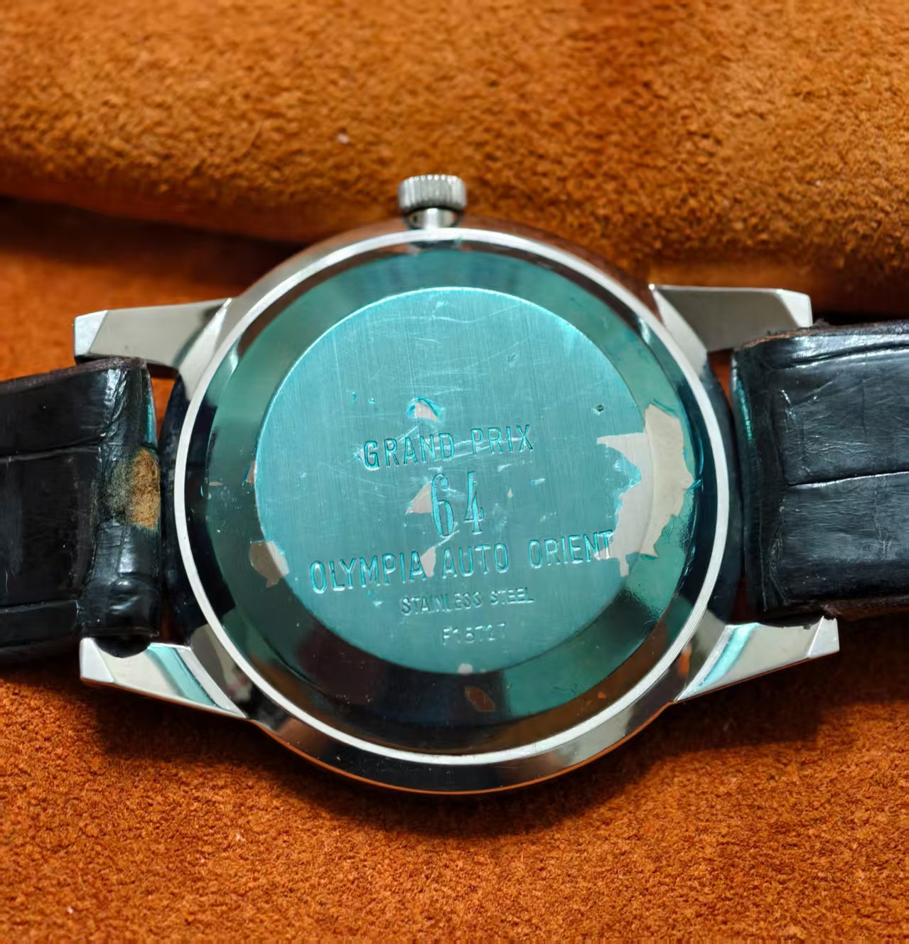 1960s "NOS" Grand Prix Orient Auto Calendar | 64 Jewel, LCW Movement