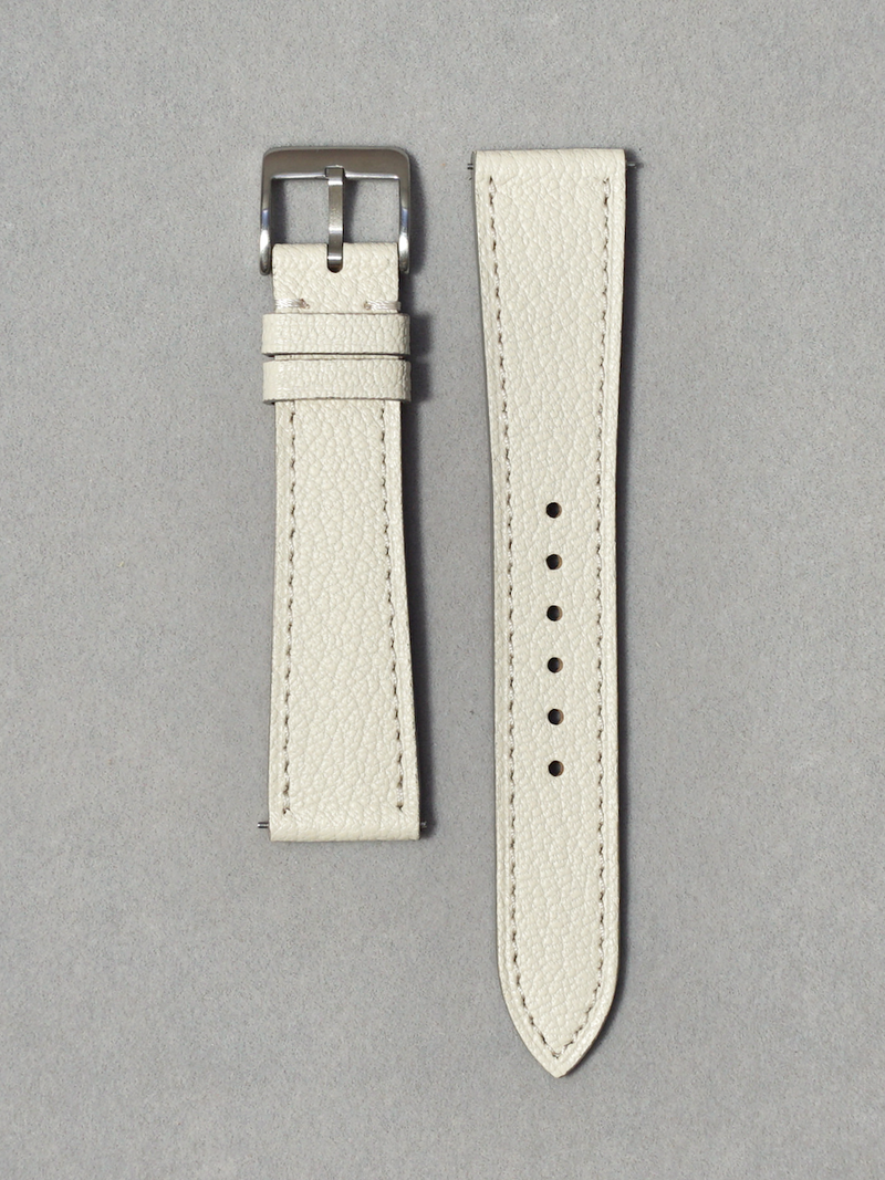 Alran Watch Straps in cream white 16mm 17mm 18mm 19mm 20mm quick release