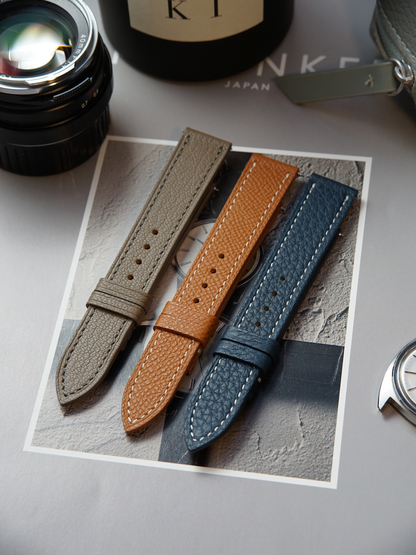 17 mm Multi-Colour Leather Strap | Set of Three