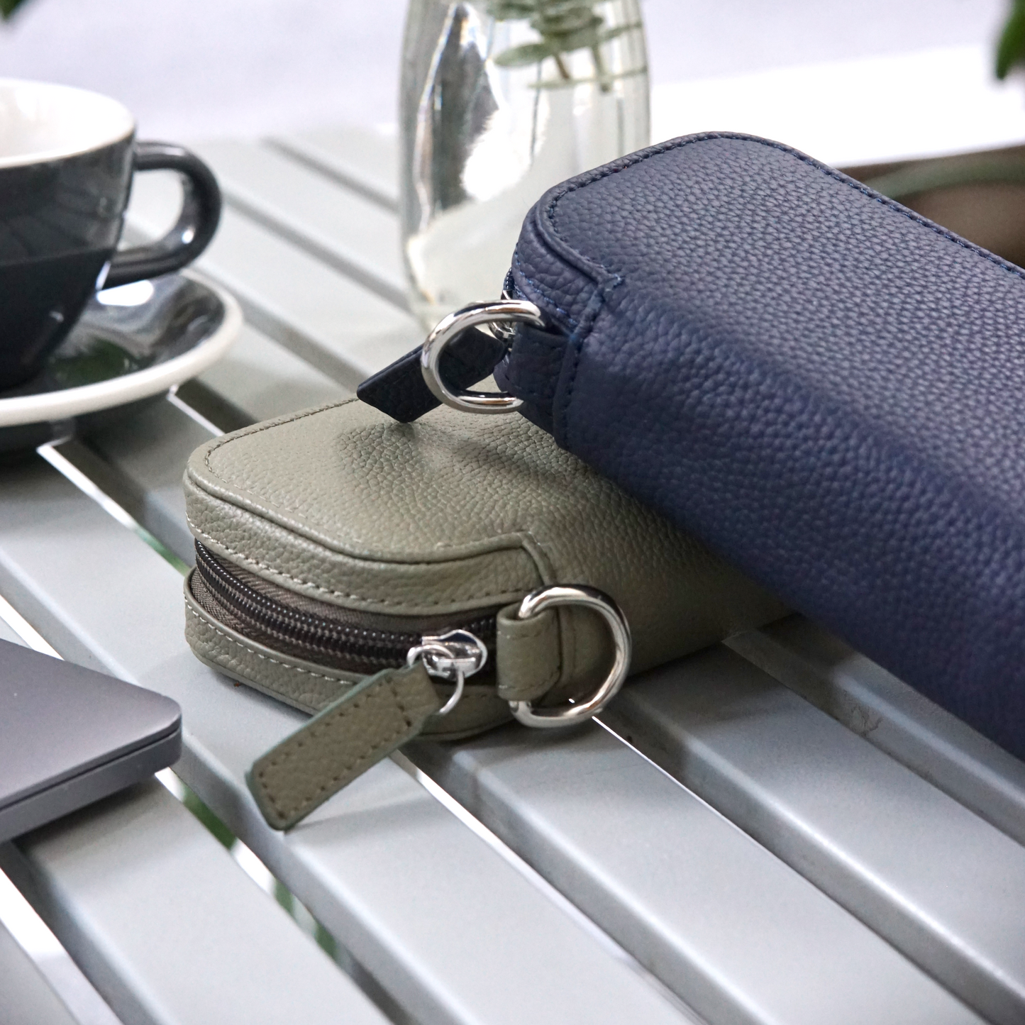 Slim Watch Travel Case / Navy Blue
