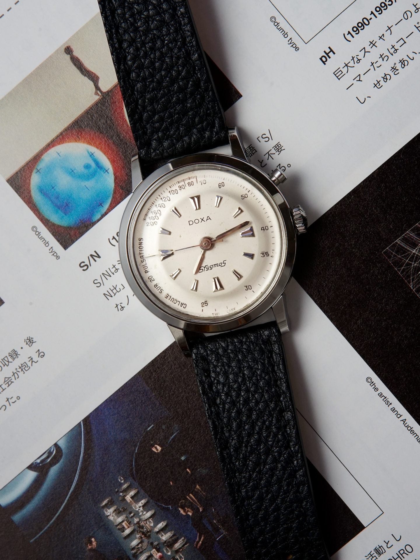 1960s Doxa Sfygmos Pulsometer Monopusher Chronograph | Valjoux 23