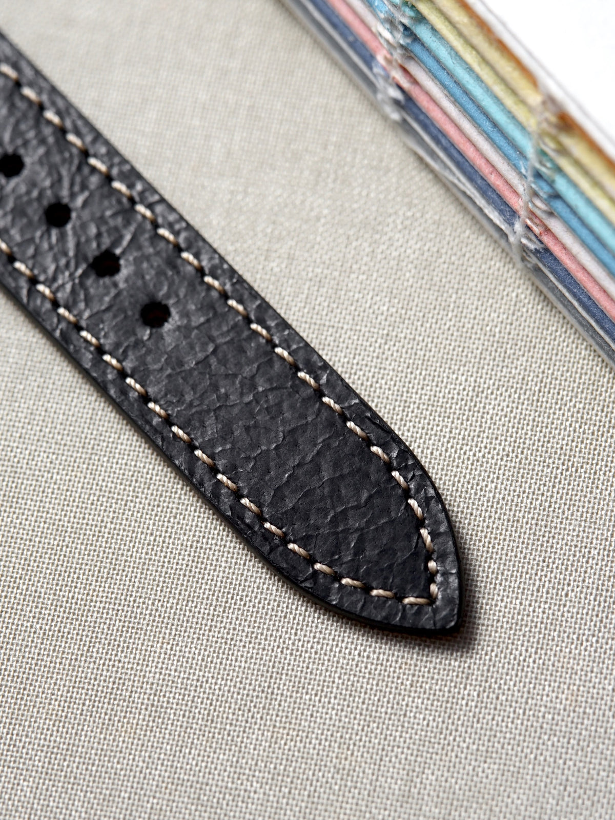 Full-Stitch Japanese Pigskin/ KURO Black
