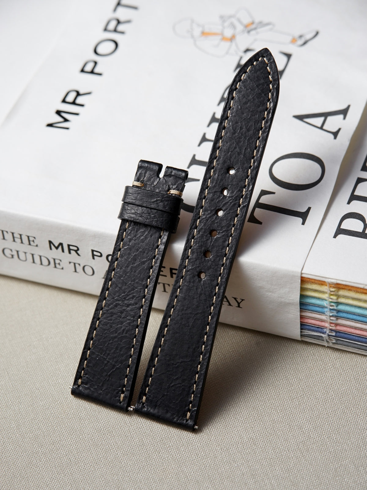 Full-Stitch Japanese Pigskin/ KURO Black