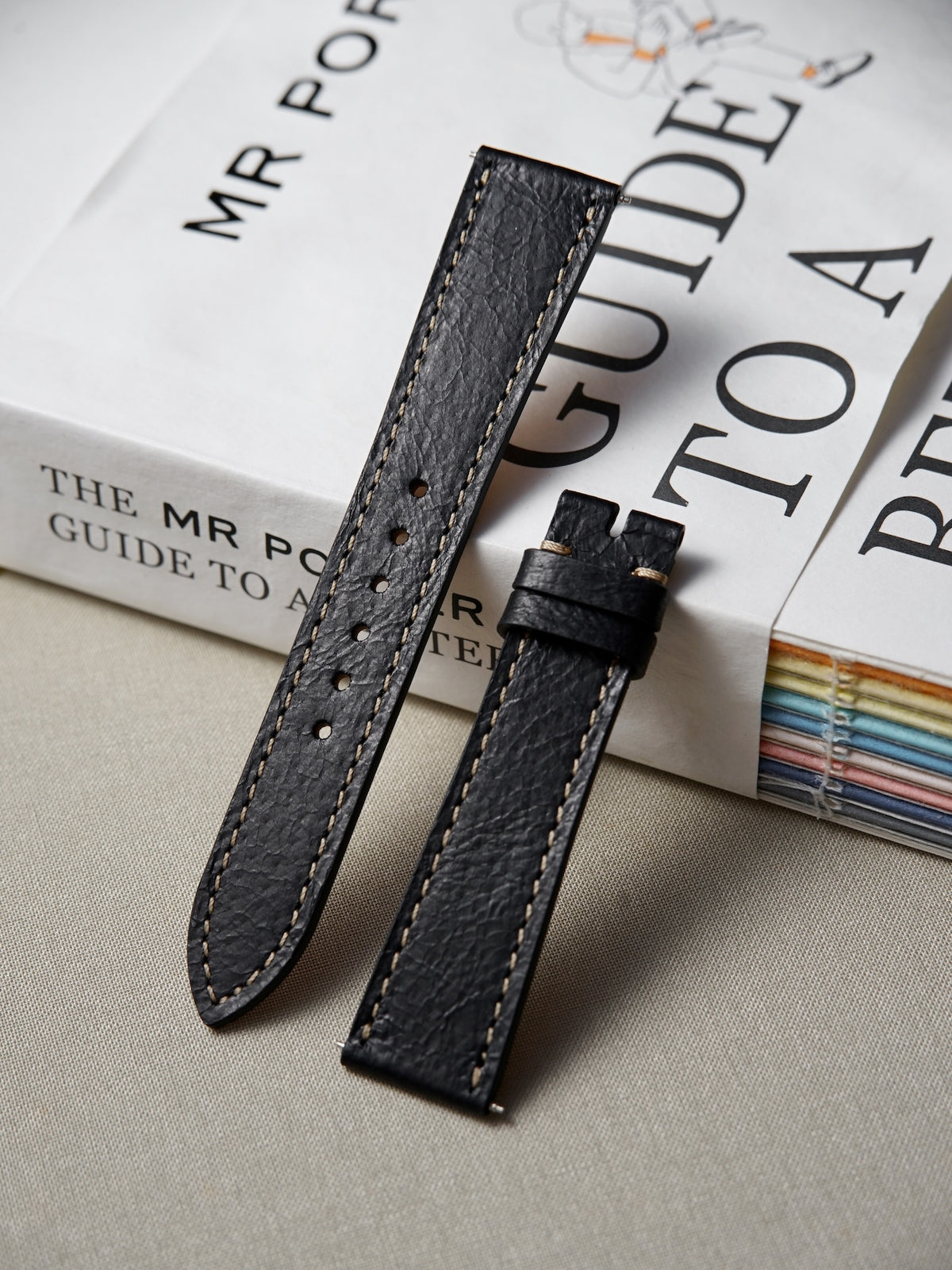 Full-Stitch Japanese Pigskin/ KURO Black