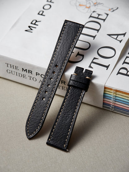 Full-Stitch Japanese Pigskin/ KURO Black