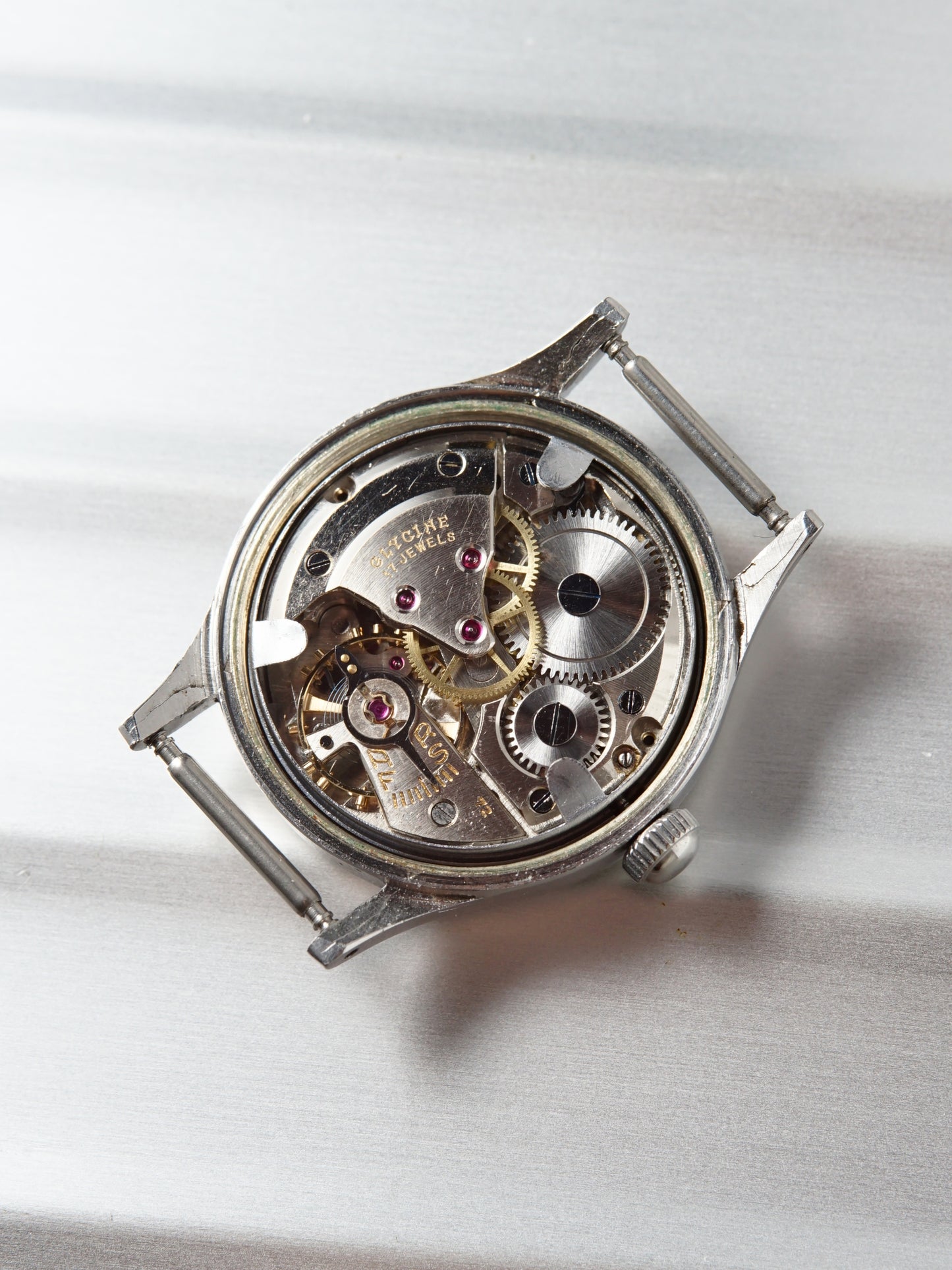 1940s Glycine Bienne-Geneve Field Watch | Cal. 72, 565-style case