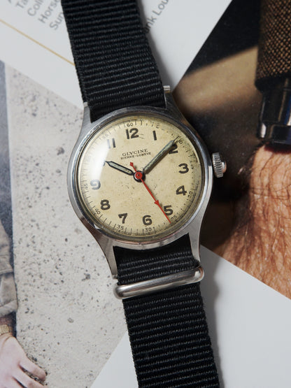 1940s Glycine Bienne-Geneve Field Watch | Cal. 72, 565-style case