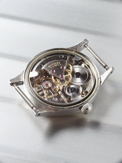 1940s Glycine Bienne-Geneve Field Watch | Cal. 72, 565-style case