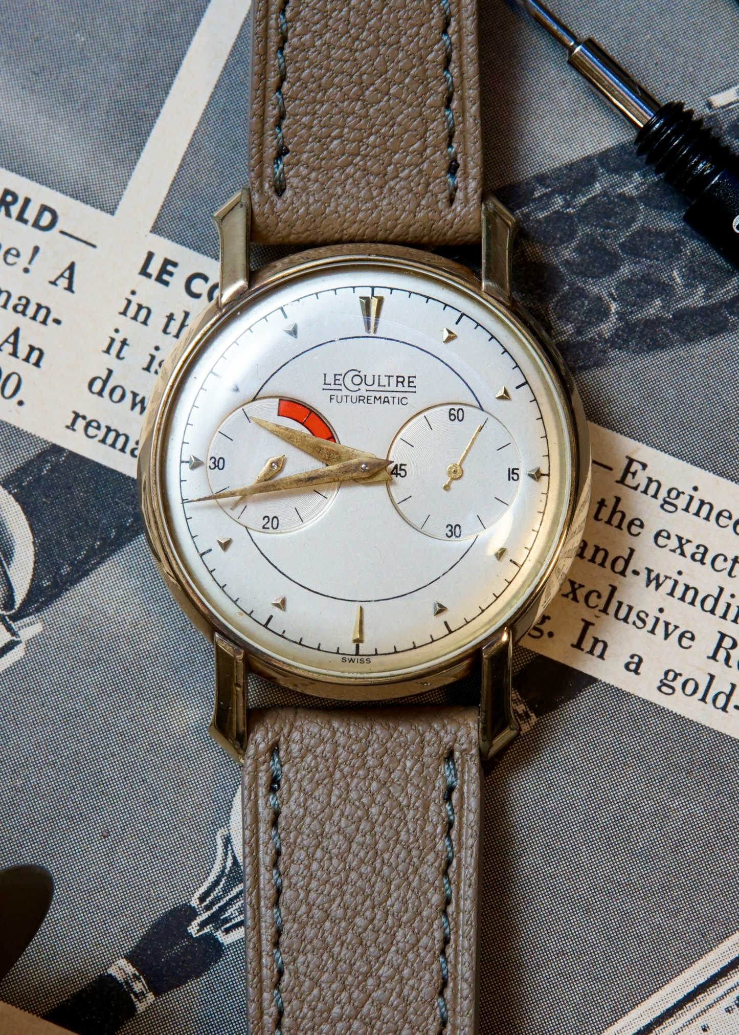 1950s Jaeger LeCoultre Futurematic E501 | Cal. 497 Bumper Movement