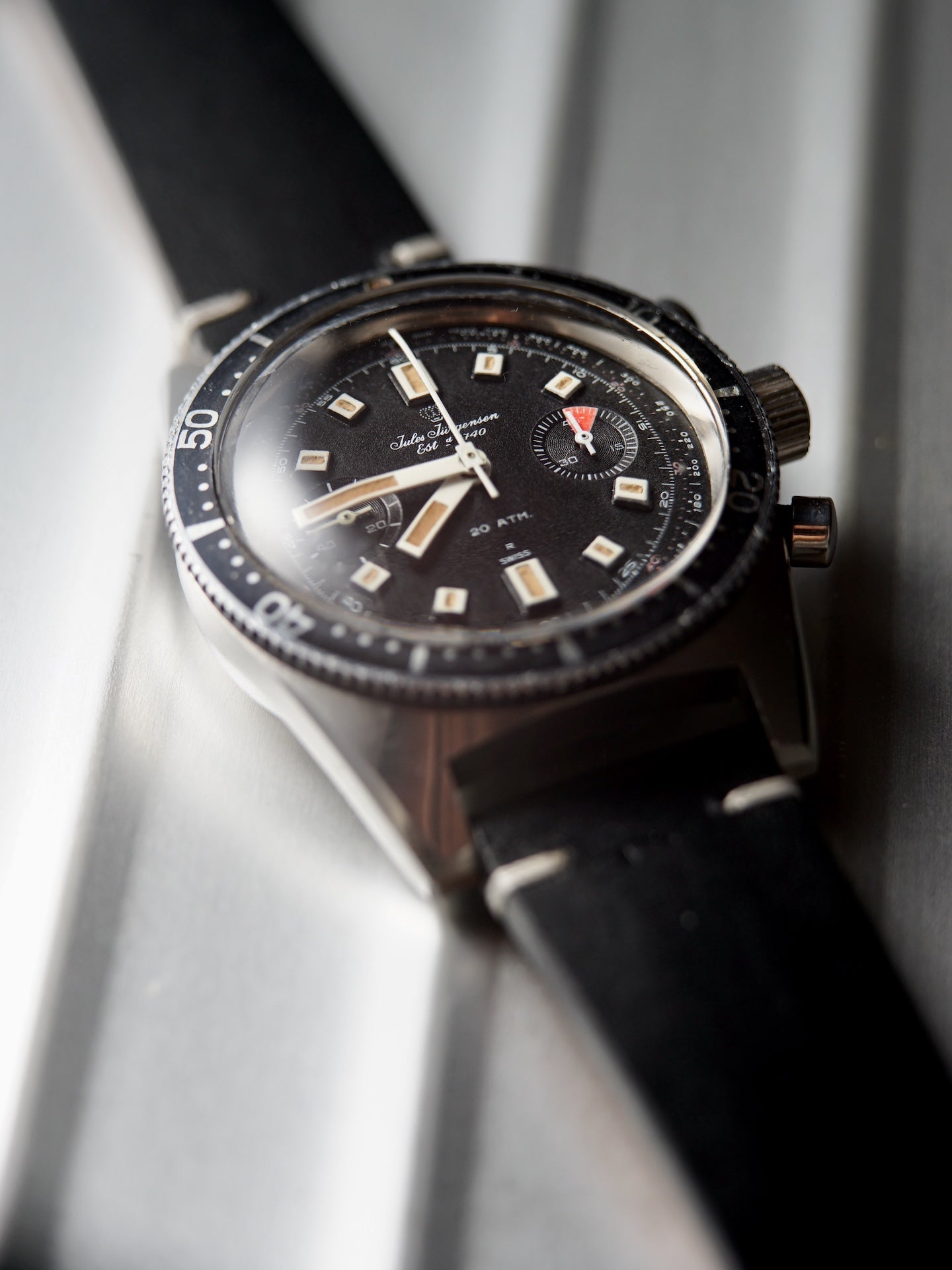 1960s Jules Jurgensen Diver's Chronograph | Landeron-248