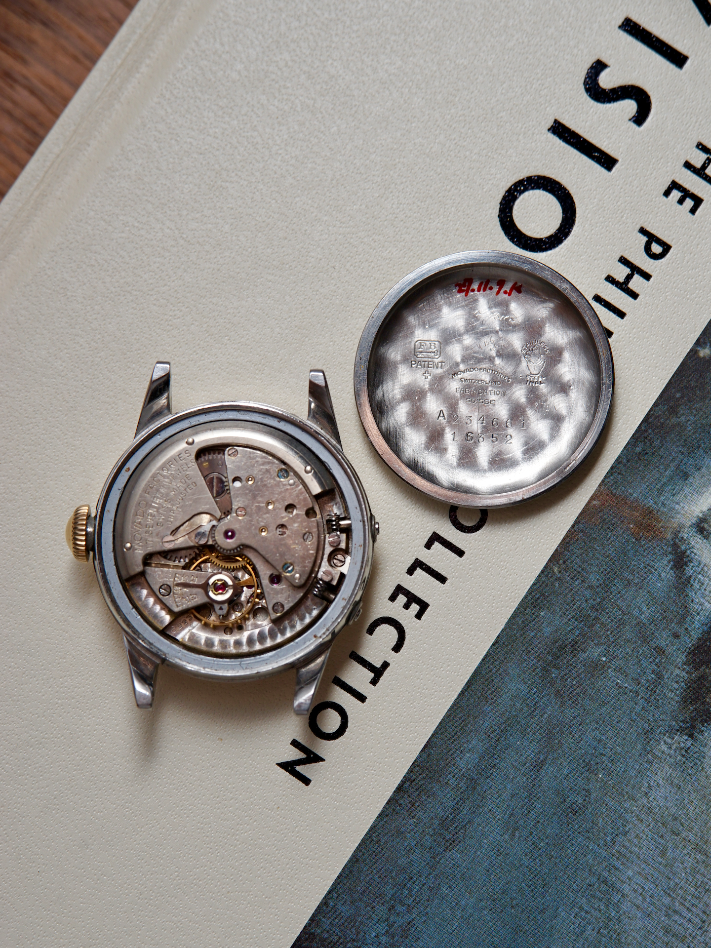 1950s Movado Calendomatic Triple Calendar | Two-tone FB Case, Ref. 16352