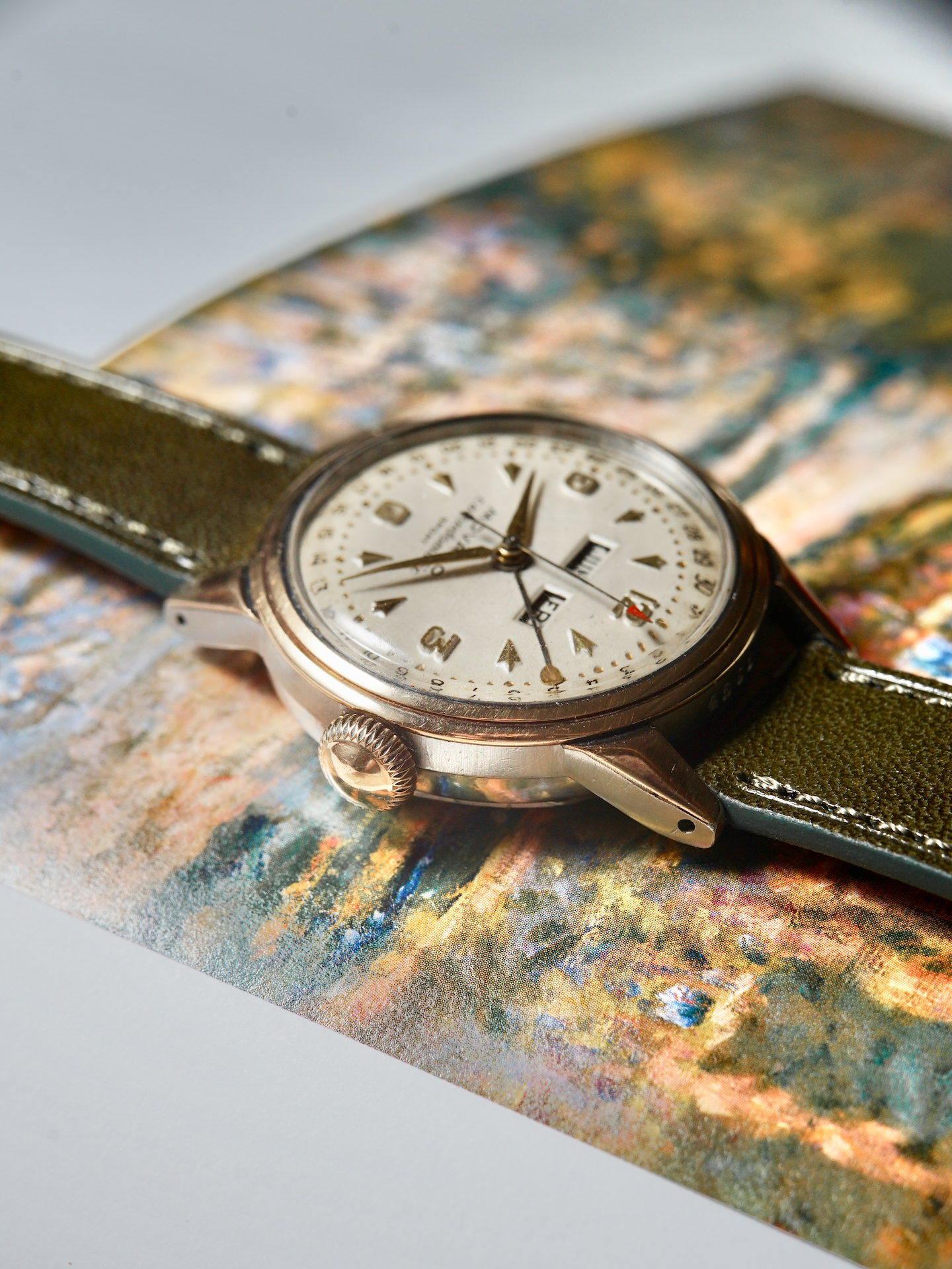 1950s Movado Calendomatic Triple Calendar | Two-tone FB Case, Ref. 16352