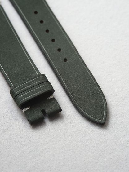 Two-Stitch Nubuck / Black / White Stitching