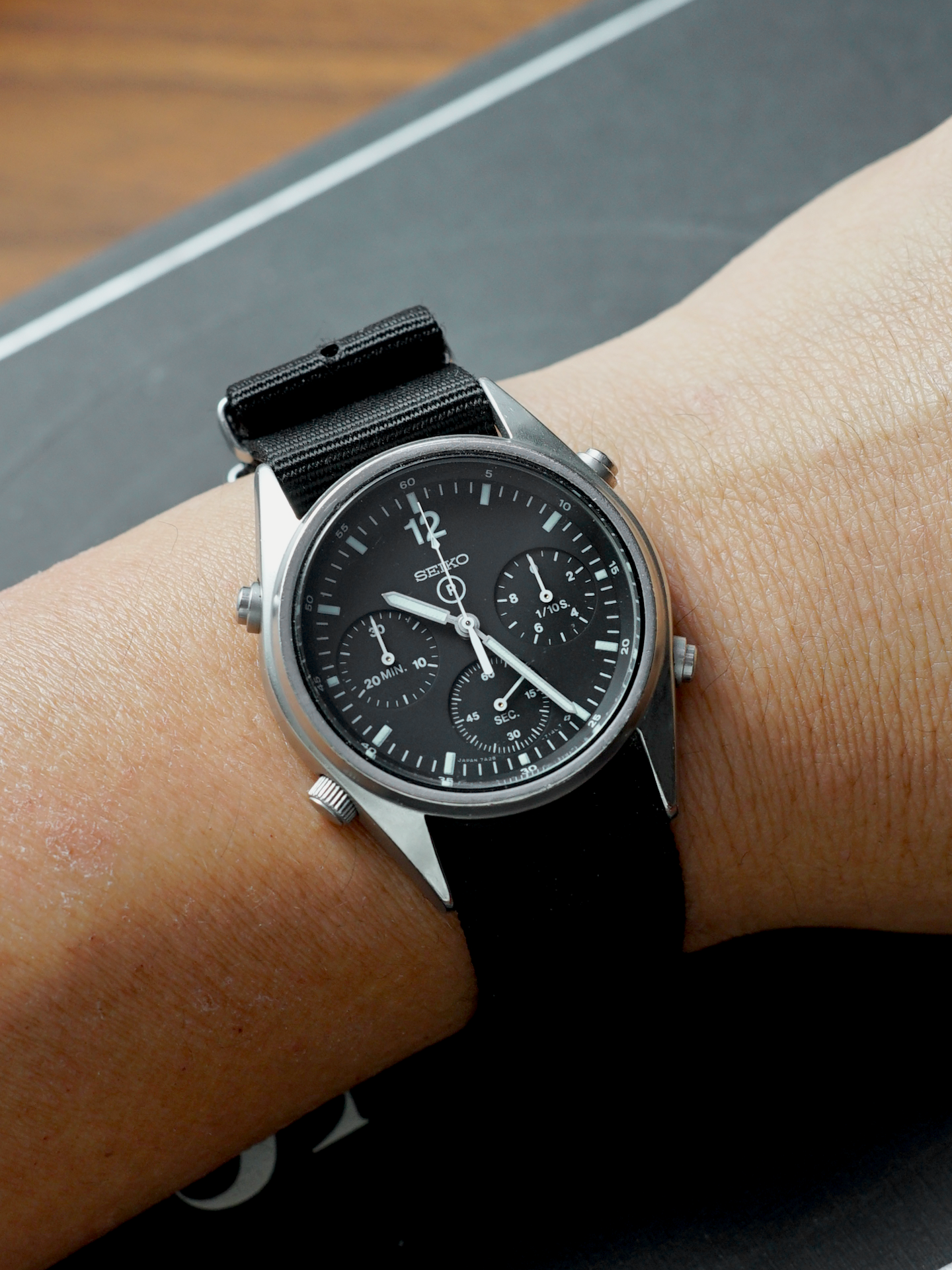 1980s Seiko 7A28-7120 Chronograph | Gen 1, RAF-issued