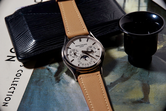 Smooth Calf Chestnut Tan Leather Watch Strap Patek 5140
