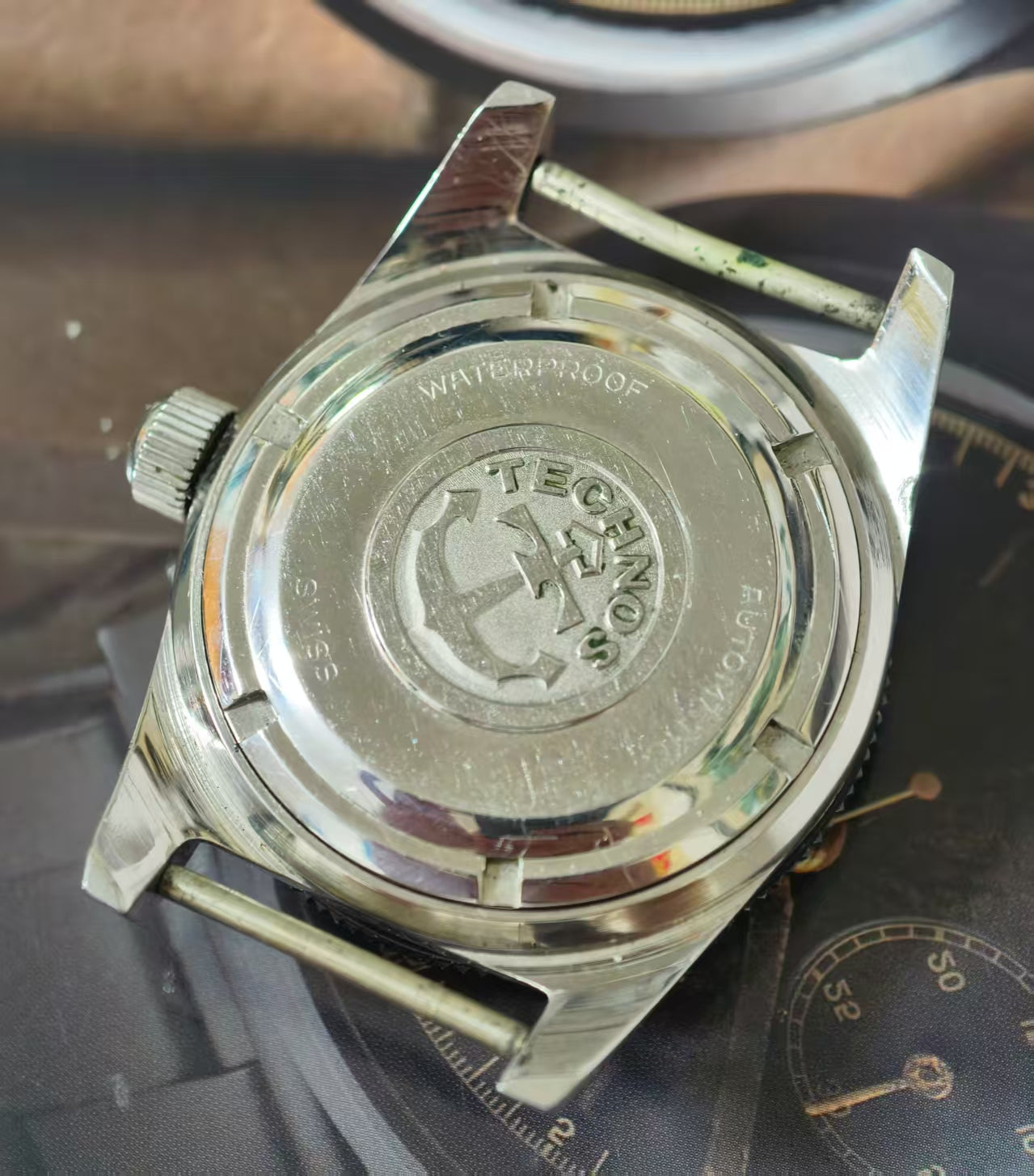 1960s Technos Sky Diver | Ref. 1163, Swiss T<25