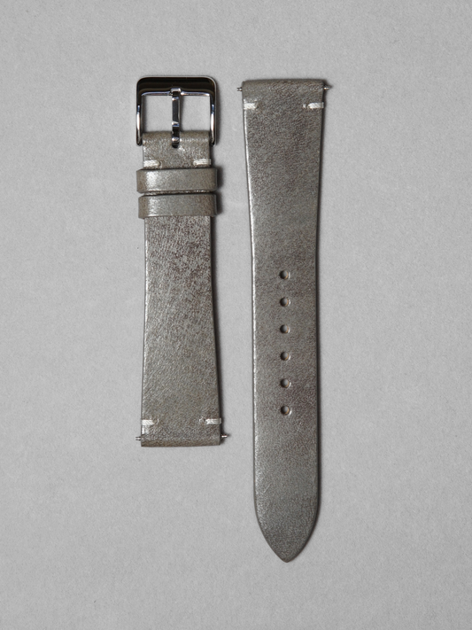Two-Stitch Italico / Asfalto Grey / White Stitching