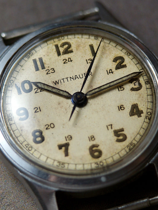 1950s Wittnauer Field Watch | 24-Hour Dial, 11ES