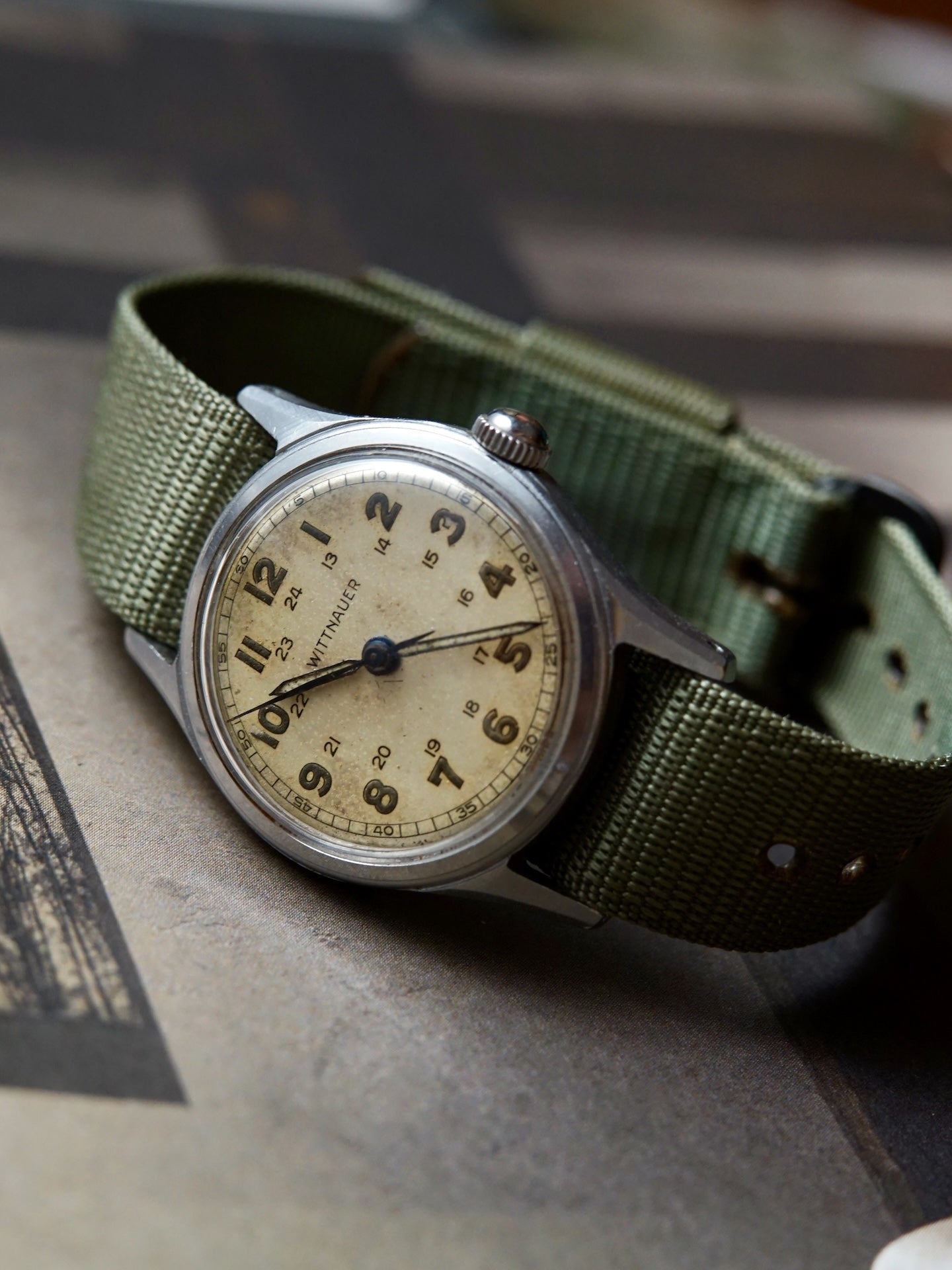1950s Wittnauer Field Watch | 24-Hour Dial, 11ES