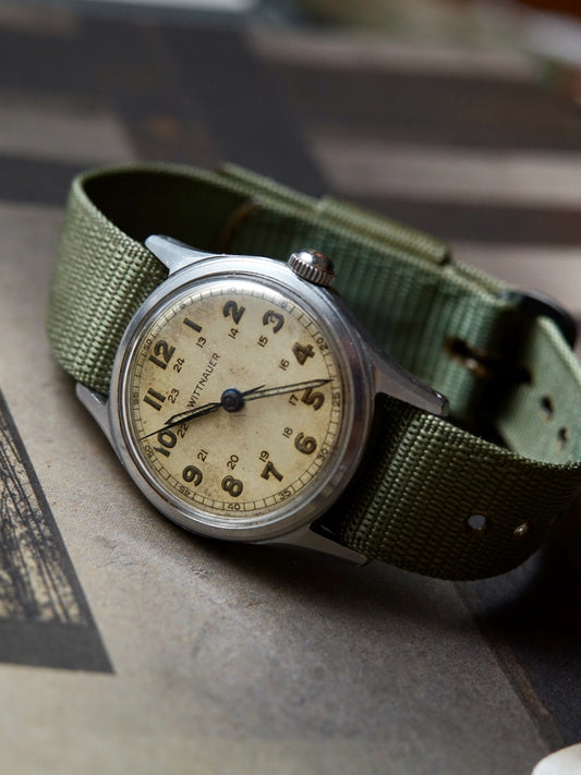 1950s Wittnauer Field Watch | 24-Hour Dial, 11ES
