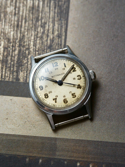 1950s Wittnauer Field Watch | 24-Hour Dial, 11ES