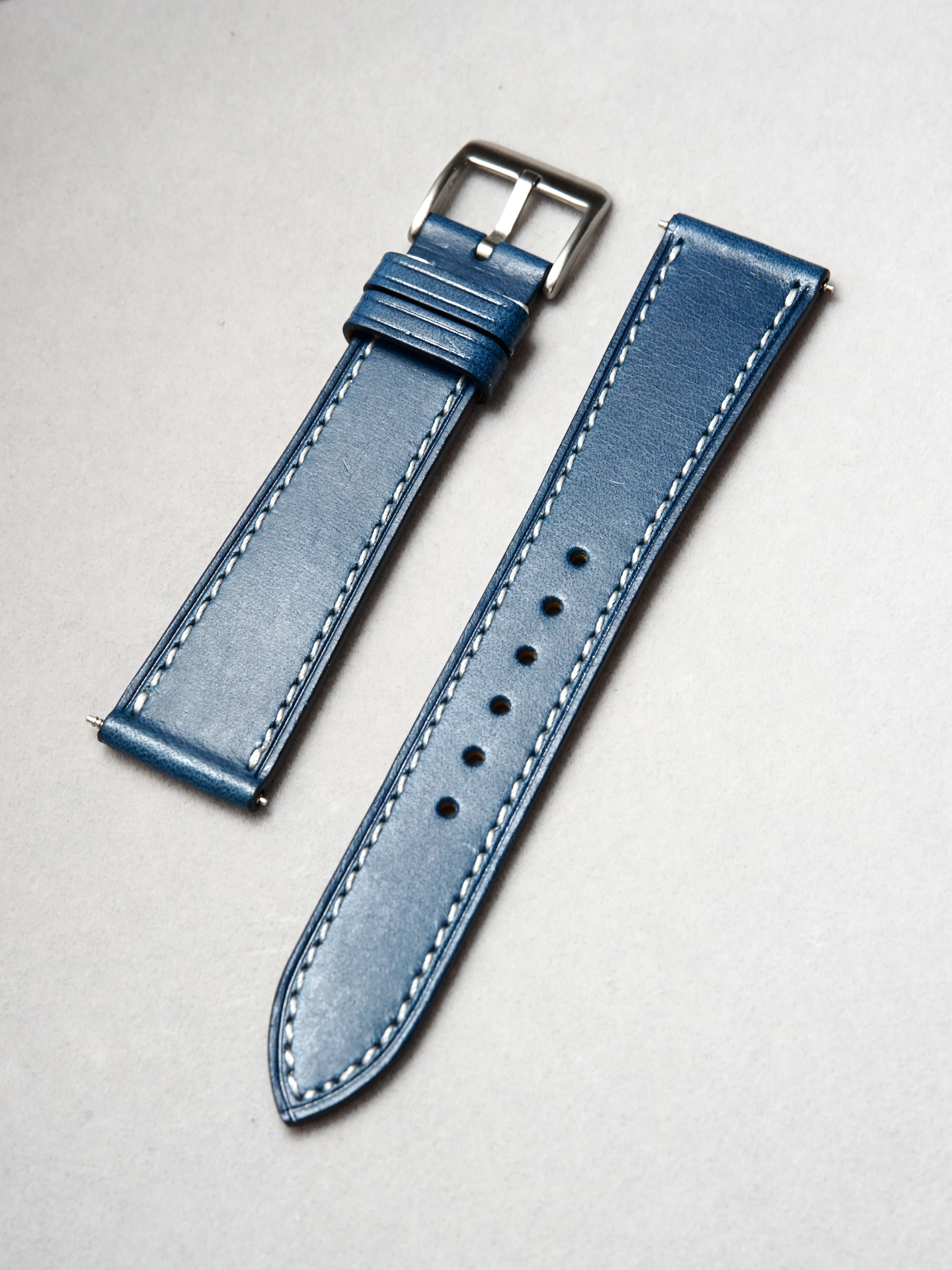 Buttero Navy Blue / White Stitching