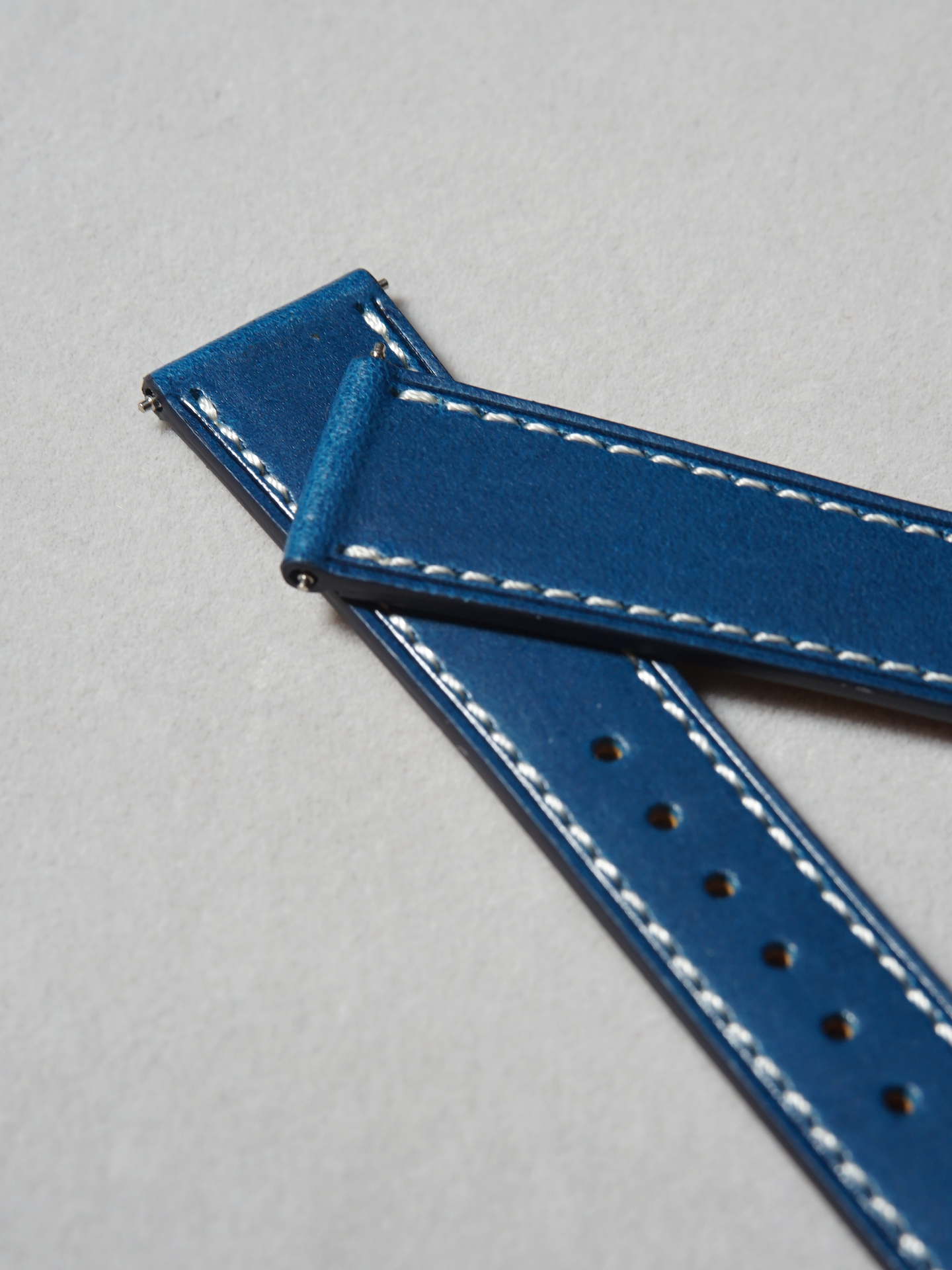 Buttero Navy Blue / White Stitching
