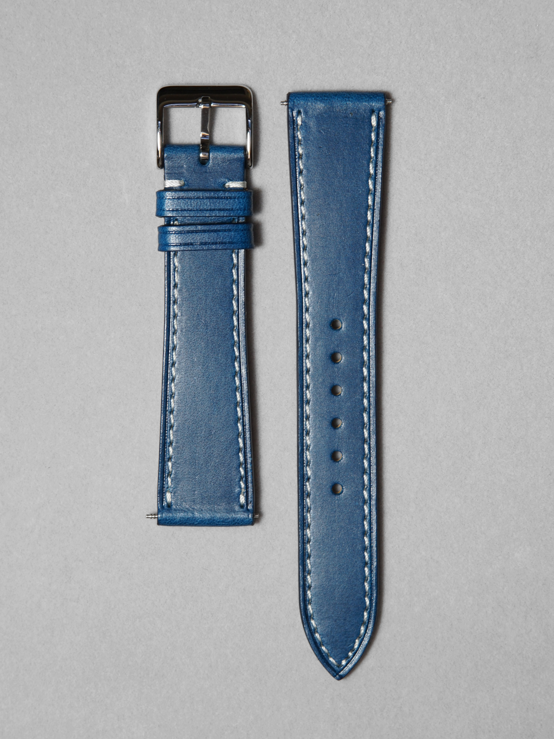 Buttero Navy Blue / White Stitching