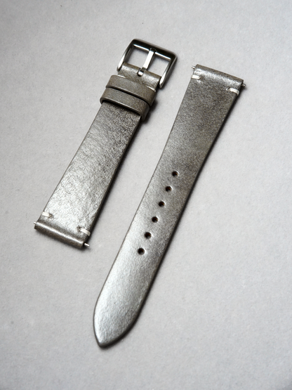 Two-Stitch Italico / Asfalto Grey / White Stitching