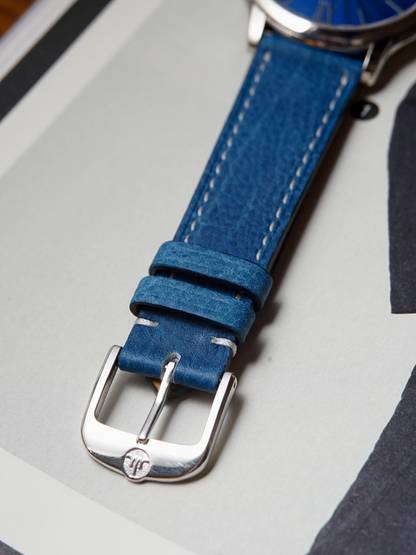 Japanese Indigo-Dyed "Aizome" Calf | 本藍染めカーフ