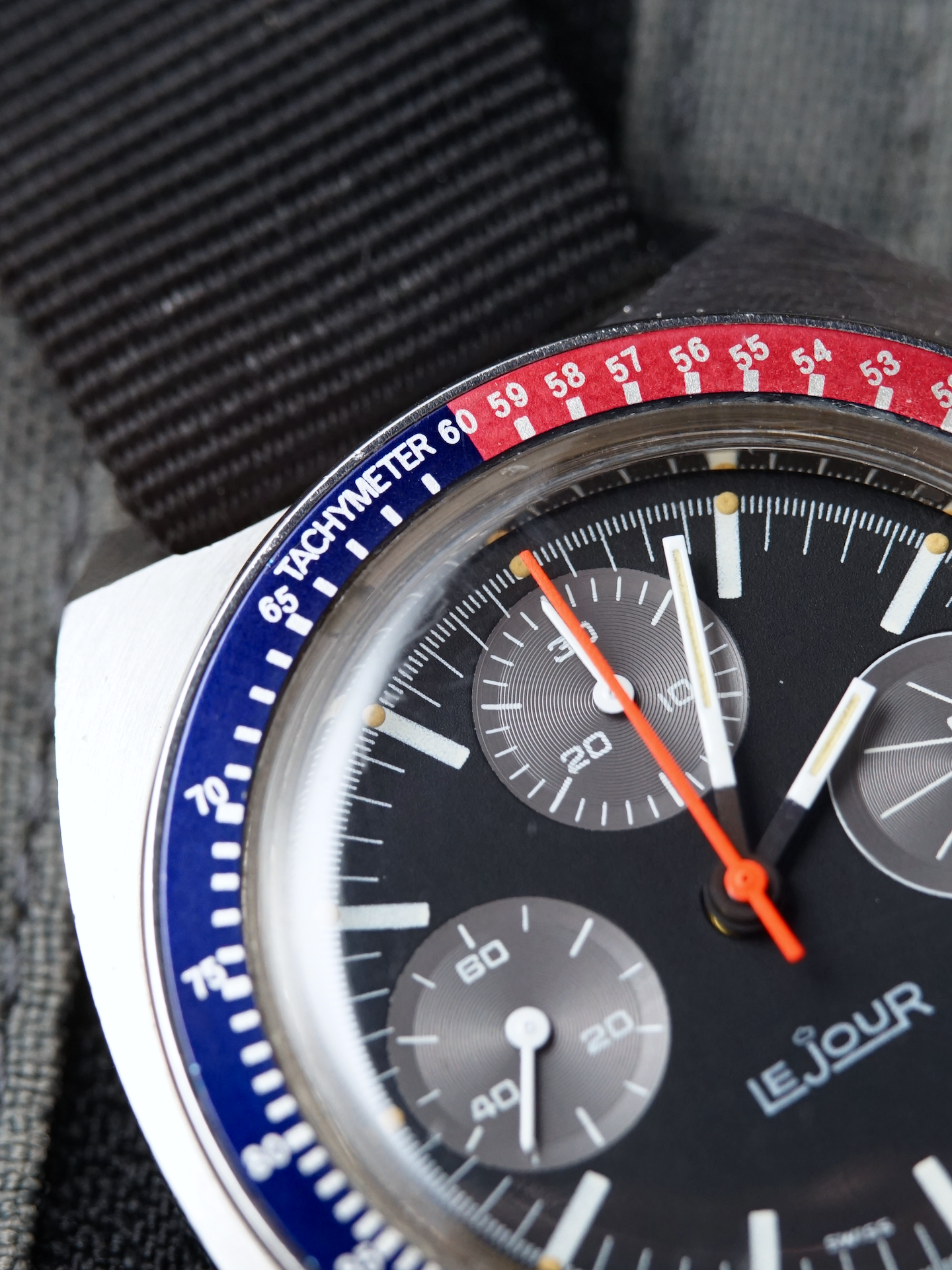 1970s LeJour Chronograph | Valjoux 7765 "Speedtimer"