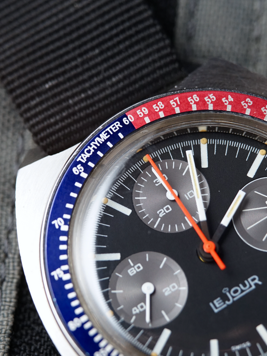 1970s LeJour Chronograph | Valjoux 7765 "Speedtimer"