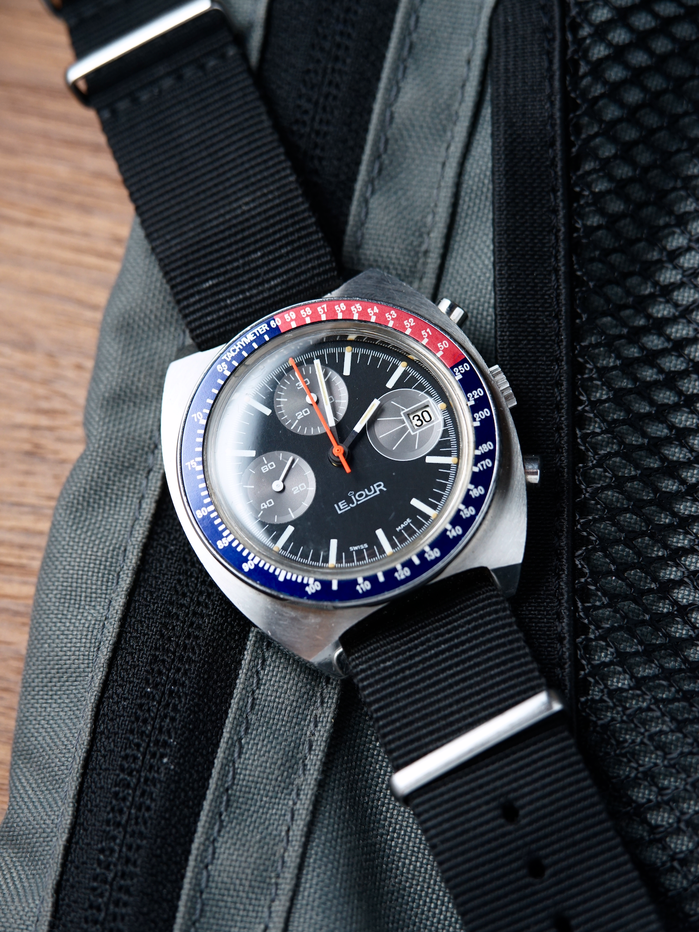 1970s LeJour Chronograph | Valjoux 7765 "Speedtimer"